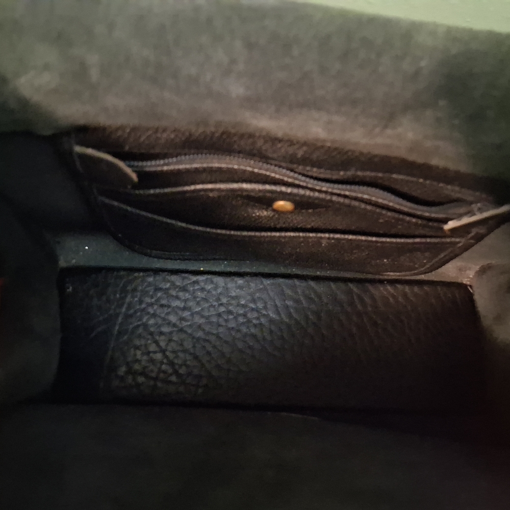 Black Leather Shoulder Bag - Picture 8 of 8